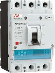 Автоматический выключатель EKF AV POWER-1/3 ETU 6.0 3Р 100А 50kА, сила тока 100 А, отключающая способность 50 kА