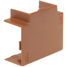 Угол Т-образный IEK Элекор КМТ 10x20 для кабель-канала, корпус - пластик, комплект 4 шт, цвет - дуб